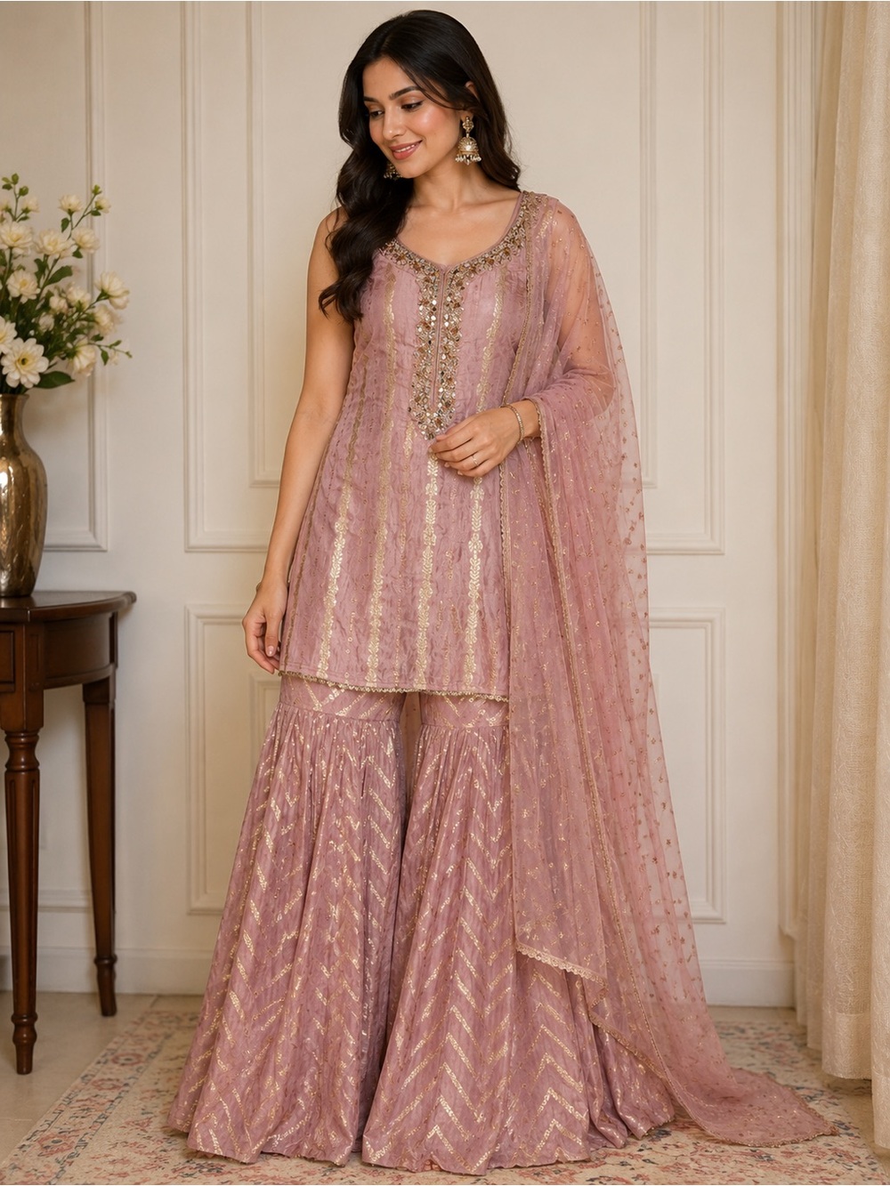 Womens sharara dress